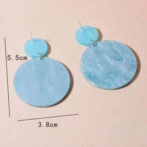 🎄Tidal Wave' Dangle Earrings - Picture 3 of 4